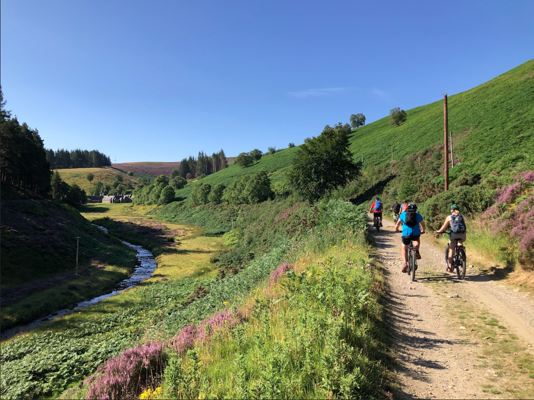 1st July Evening Guided Cycle Dufftown to Telford Bridge with Dorenell Ranger