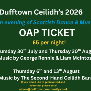 OAP Summer Ceilidh Ticket