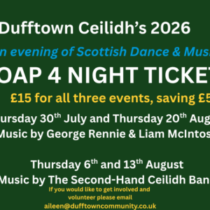 OAP 4 Night Ceilidh Ticket